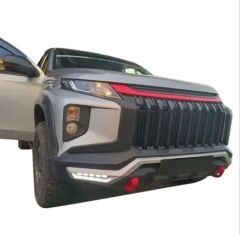 L200 2019+ IÇIN UYUMLU  SIYAH PANJUR ( KIRMIZI ÇIZGILI)