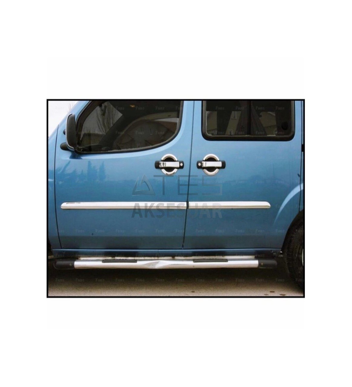 Fiat Doblo Krom Yan Kapı Çıtası 4 Prç 2010 Üzeri