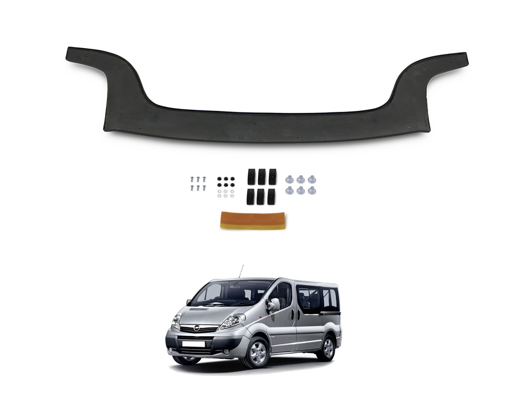Opel Vivaro Ön Kaput Koruma Rüzgarlık 4mm (ABS) 2001-2013