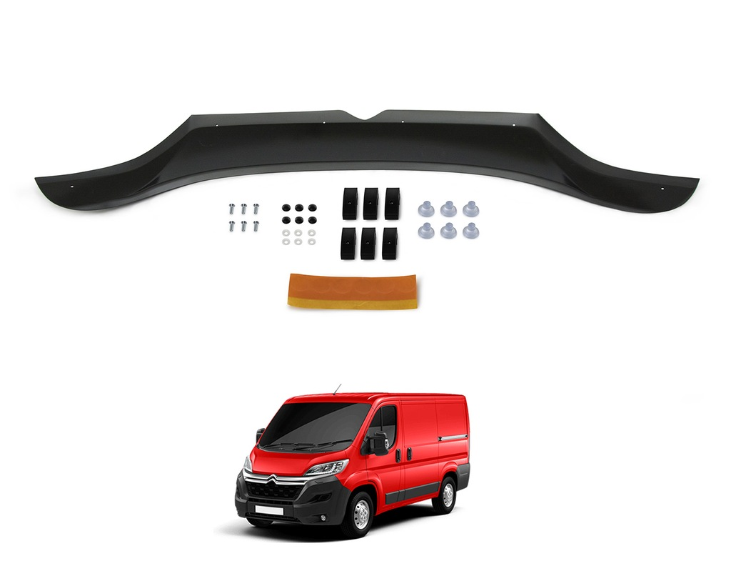 Citroen Jumper Ön Kaput Koruma Rüzgarlık 4mm (ABS) 2014-›