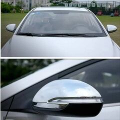 ELANTRA 2016-2019 IÇIN UYUMLU AYNA KAPAGI NIKELAJ