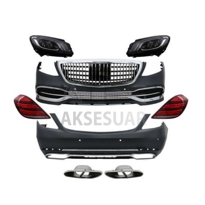 MERCEDES W222 S SERİSİ 2014-2020 MAYBACH BODY KIT (MAYBACH FAR VE STOP DAHİL)