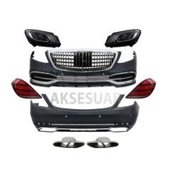 MERCEDES W222 S SERİSİ 2014-2020 MAYBACH BODY KIT (MAYBACH FAR VE STOP DAHİL)