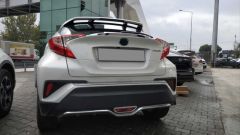 C-HR 2016-2019 IÇIN UYUMLU ARKA TAMPON ALT ÇITASI NIKELAJ