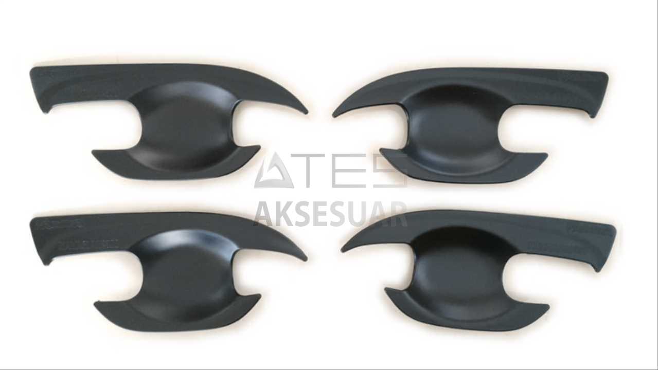 NISSAN NAVARA 2015-2020 IC KAPI KOLU KAPLAMA SIYAH