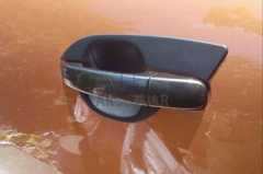 NISSAN NAVARA 2015-2020 IC KAPI KOLU KAPLAMA SIYAH