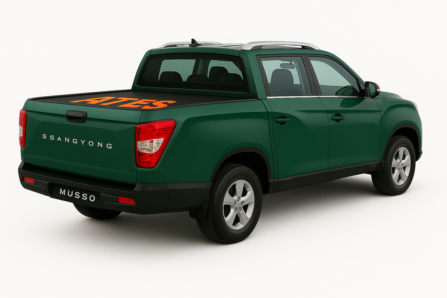 Ssangyong Musso Sürgülü Kapak ( Haki Araç )