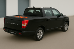 Ssangyong Musso Sürgülü Kapak ( Siyah Araç )