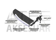 Fiat 500X Proside Yan Basamak Siyah 2015 ve Sonrası