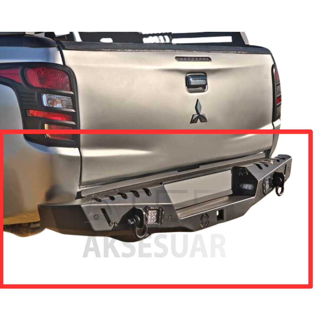 Mitsubishi L200 Arka Çelik Tampon