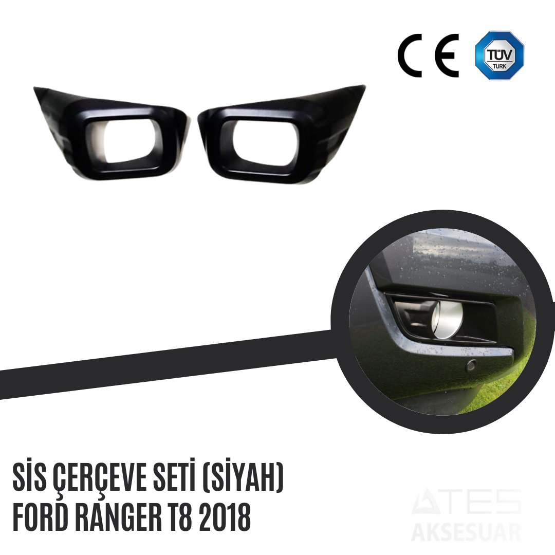 Sis Çerçeve Seti (Siyah) Ford Ranger T8 2018