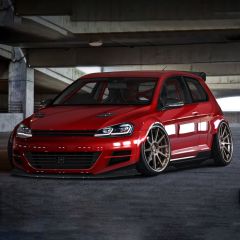 GOLF 7.5 MK7.5 2018-2020 IÇIN UYUMLU J LED FAR GTI KIRMIZI