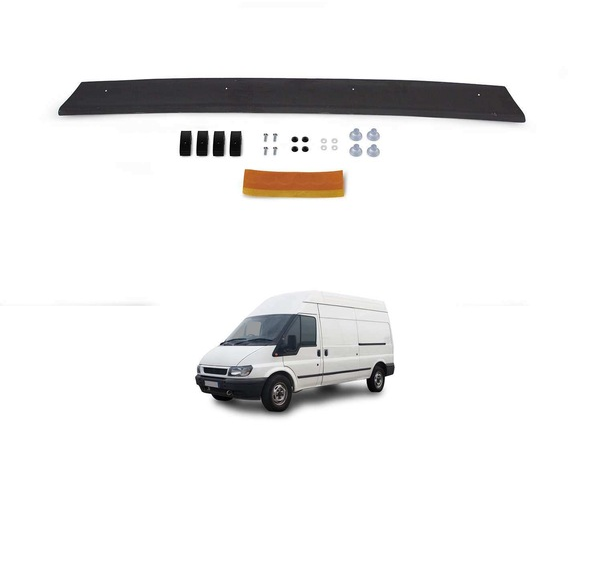 Ford Transit Ön Kaput Koruyucu Rüzgarlık 3Mm Abs 02-06