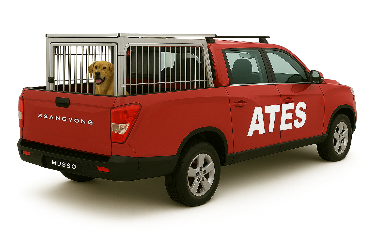Ssangyong Musso Köpek Taşıyıcı