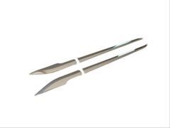 C-HR 2016-2019 IÇIN UYUMLU KAPI ÇITASI NIKELAJ