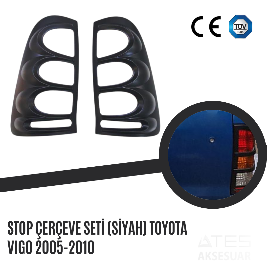 Stop Çerçeve Seti (Siyah) Toyota Vigo 2005-2010