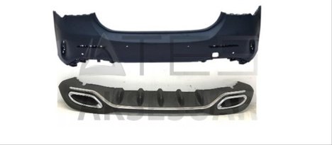 MERCEDES W117 CLA SERİSİ OEM AMG ARKA TAMPON&EGZOZ