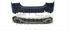 MERCEDES W117 CLA SERİSİ OEM AMG ARKA TAMPON&EGZOZ