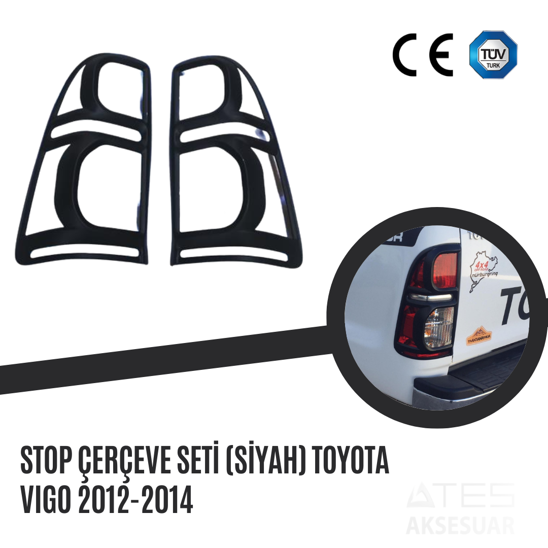 Stop Çerçeve Seti (Siyah) Toyota Vigo 2012-2014