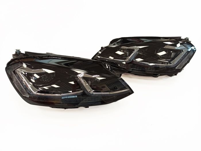 GOLF 7 MK7 2012-2018 IÇIN UYUMLU J LED FAR SILVER