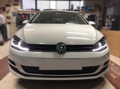 GOLF 7 MK7 2012-2018 IÇIN UYUMLU J LED FAR SILVER
