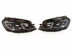 GOLF 7 MK7 2012-2018 IÇIN UYUMLU J LED FAR SILVER