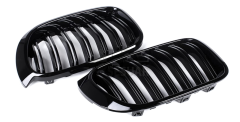 BMW X3 SERİSİ (F25) 2014-2018 M BÖBREK (ÇİFT ÇİZGİ PANJUR) PIANO BLACK