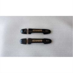 C-HR 2016-2019 IÇIN UYUMLU YAZILI DIS KAPI KOLU KAPLAMA SMART KEY KARBON