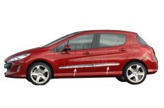 Peugeot 308 Krom Yan Kapı Çıtası 4 Prç 2007-2013