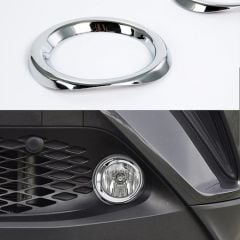 C-HR 2016-2019 IÇIN UYUMLU ÖN SIS HALKA KAPLAMA NIKELAJ