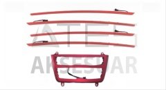 BMW 3 SERISI F30 AMBİANS SET (KLİMA PANEL VE KAPILAR) - KIRMIZI RENK