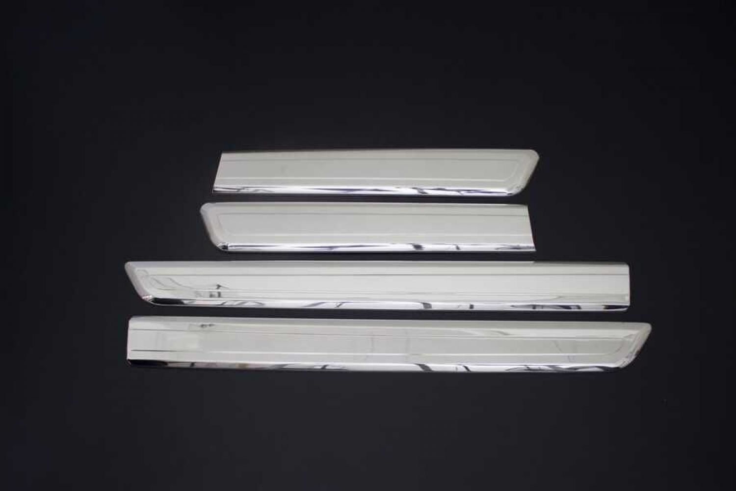 Fiat Mini Yan Kapı Çıtası 4 Parça Paslanmaz Çelik 2007>