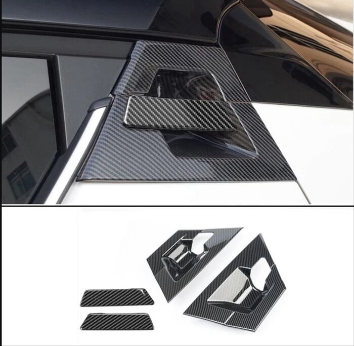 C-HR 2016-2019 IÇIN UYUMLU ARKA KAPI KOLU KAPLAMA KARBON