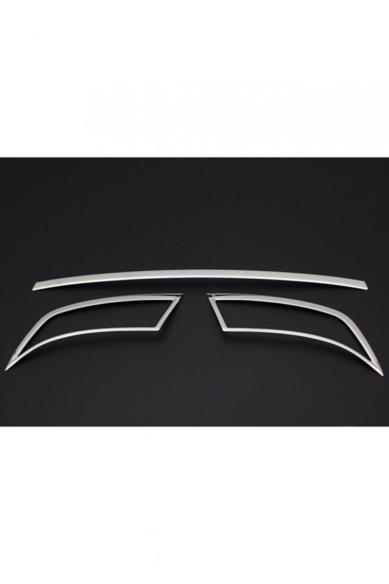 Skoda Octavia 2013> Arka Egzoz Çerçeveleri Egzoz Ucu 2 Parça Paslanmaz Çelik Krom