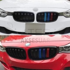 BMW 3 SERİSİ F30 2012-2018 M3 BÖBREK (ÇİFT ÇİZGİ PANJUR) M RENK