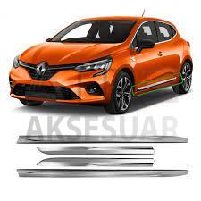Renault Clio 5 Krom Yan Kapı Çıtası 4 Prç. 2019 ve Üzeri