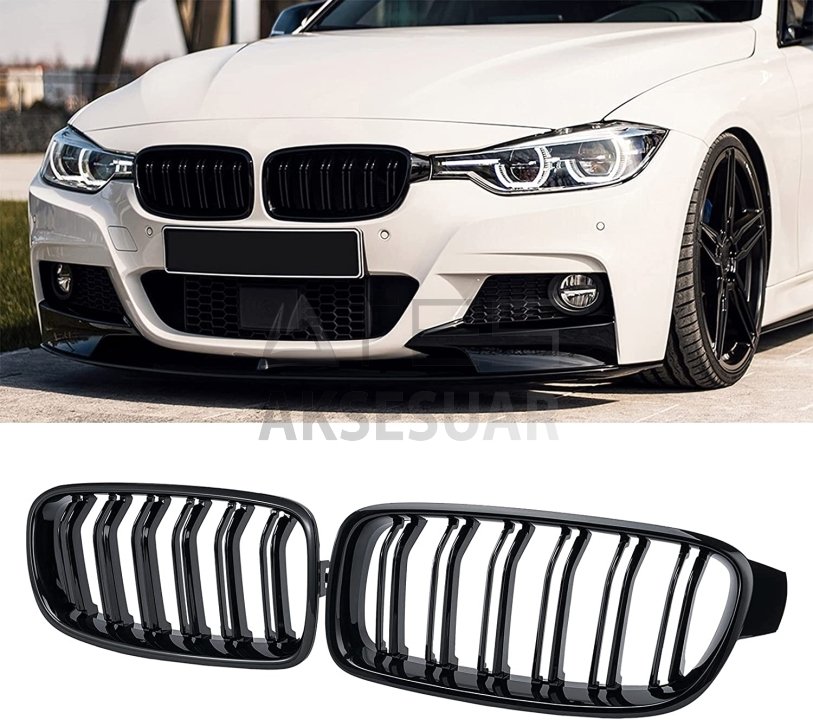 BMW 3 SERISI F30 2012-2018 M3 BÖBREK (PANJUR) PIANO BLACK