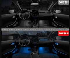 TOYOTA COROLLA 2019+ AMBIANS AYDINLATMA SET - 64 RENK