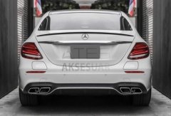 MERCEDES W213 2016-2019 E SERISI TAIWAN STIL INCE SPOILER - PIANO BLACK (PARLAK SIYAH)