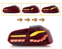 GOLF 6 IÇIN UYUMLU DRAGON LED STOP (KIRMIZI)