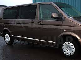 VW T5 Caravelle Krom Yan Kapı Çıtası 7 Prç 2004 Üzeri (U.Ş)