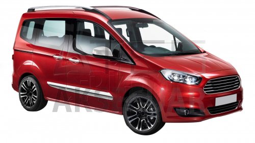 Ford Courier Krom Yan Kapı Çıtası 4 Prç 2014 Üzeri