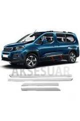 Peugeot Rifter Krom Yan Kapı Çıtası 4 Prç. 2019 ve Üzeri