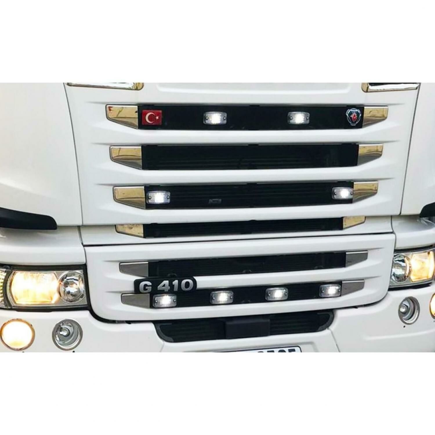 Scania G400 PANJUR KÖŞESİ 12 PARÇA KROMU 2010-2014