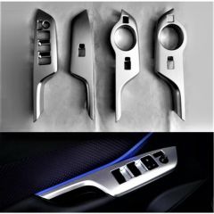 C-HR 2016-2019 IÇIN UYUMLU KAPI KOLÇAK KAPLAMA SILVER (ELEKTRIKLI AYNA DÜGMELI MODEL)