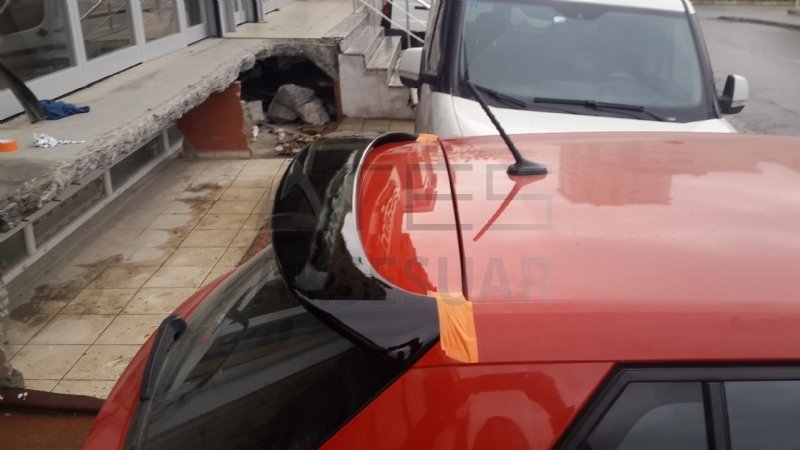 Skoda Yeni Fabia Spoiler 2015 Boyalı