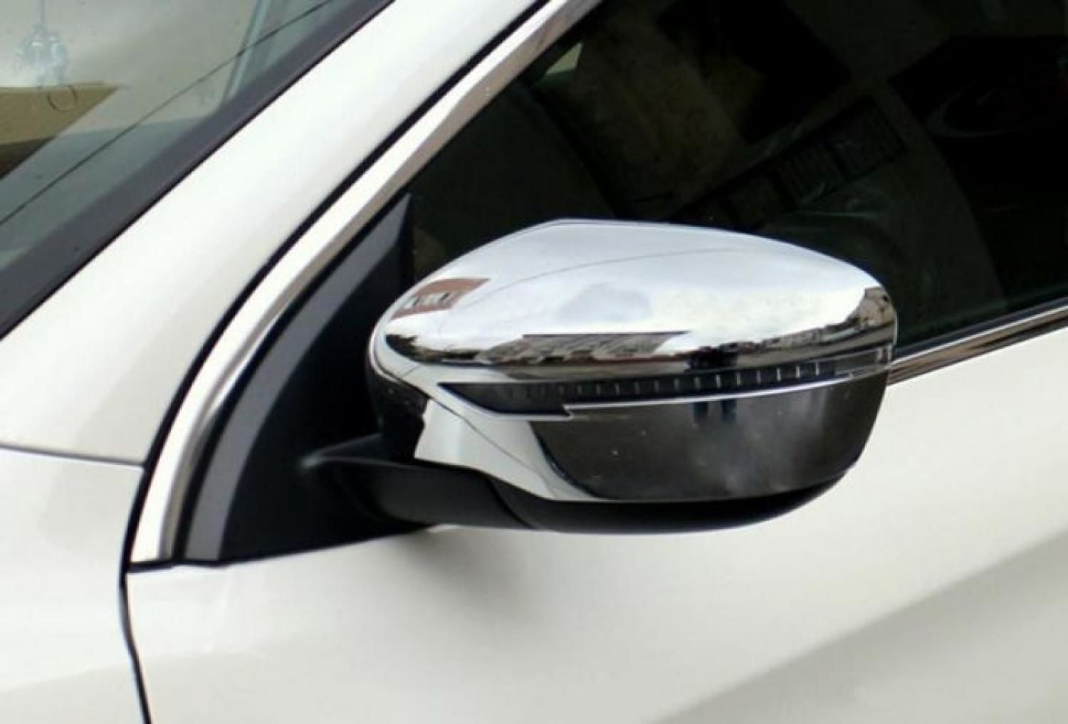 Nissan Qashqai Ayna Kapağı 2 Parça Paslanmaz Çelik 2014>