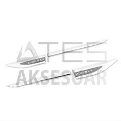 TOYOTA COROLLA 2019+ ÇAMURLUK ÇITASI - SIYAH / FUME