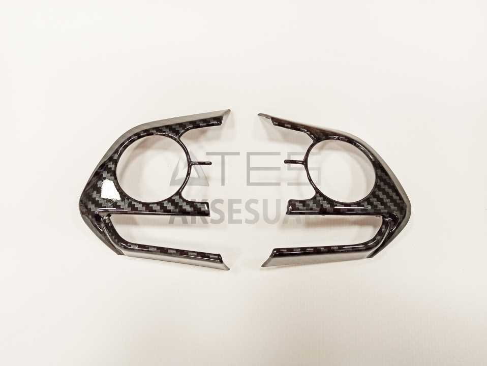 TOYOTA COROLLA 2019+ DIREKSYON KENAR KAPLAMA - KARBON