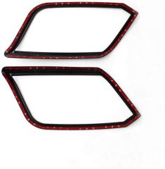 AMAROK 2010-2020 IÇIN UYUMLU FAR ÇERCEVESI - SIYAH